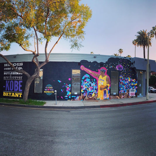 A Neighborhood Shop Commemorates the Late Kobe Bryant