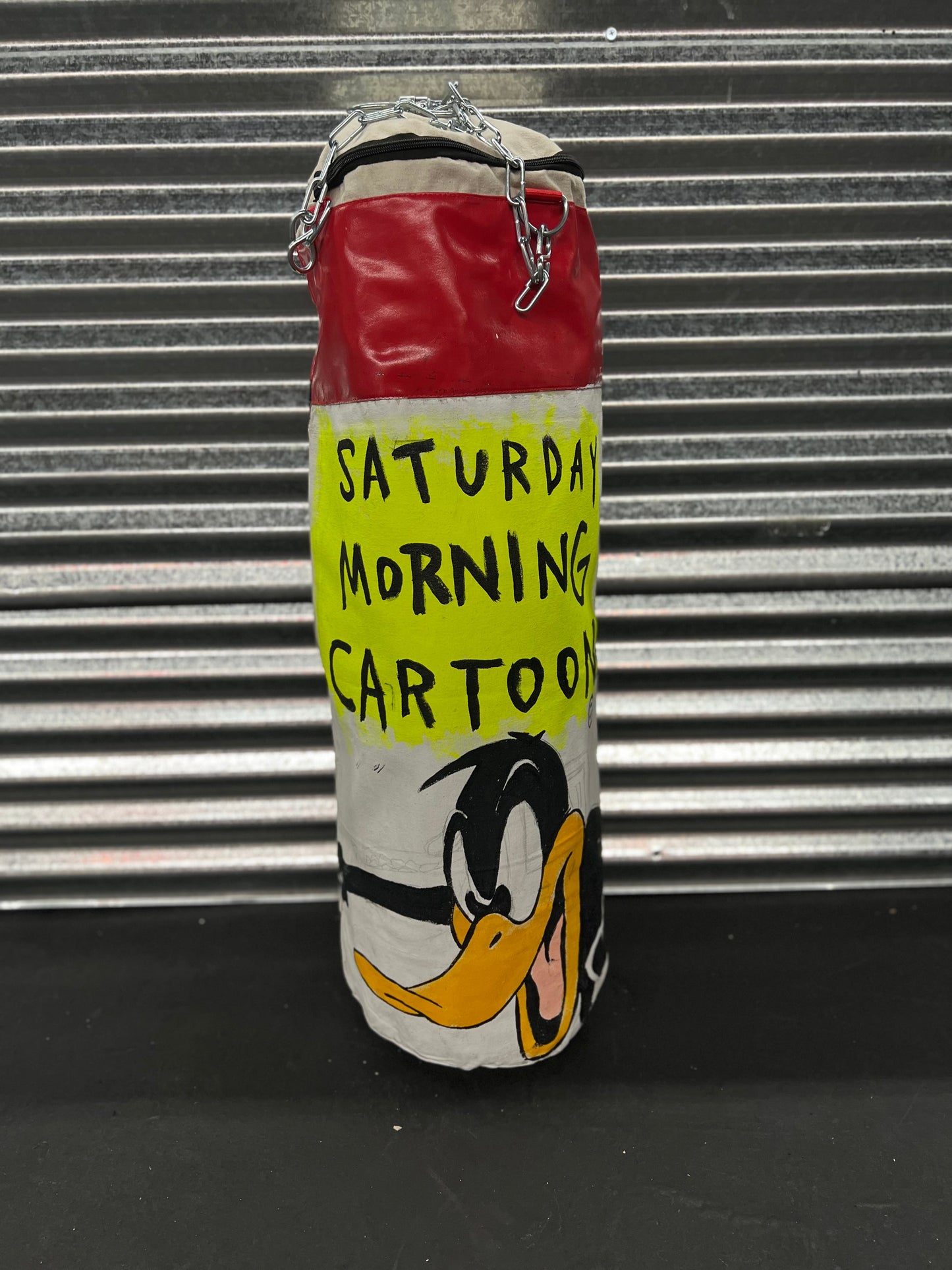 Saturday Morning Cartoons Punching Bag